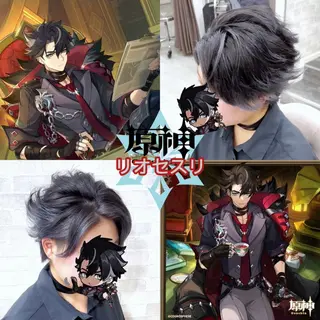 ショート カラー 推しカラー💫 ブリーチ💫若菜覚のヘアスタイル