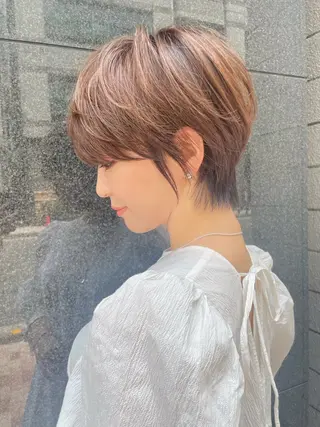 ショート カラー 🫧ショート/ボブ 池袋西口・泡渕✂️のヘアスタイル