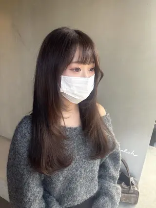 ロング 🎀韓国レイヤー/透 明感カラー/airiのヘアスタイル