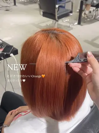 セミロング カラー トレンドスタイル/ ワンホン/YURIのヘアスタイル