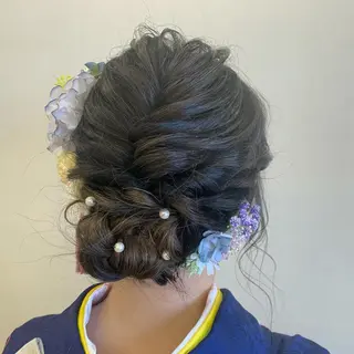 ロング ヘアアレンジ 小森 衣純のヘアスタイル