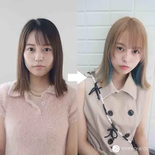 セミロング ポルタカリーナサロン yukariのヘアスタイル