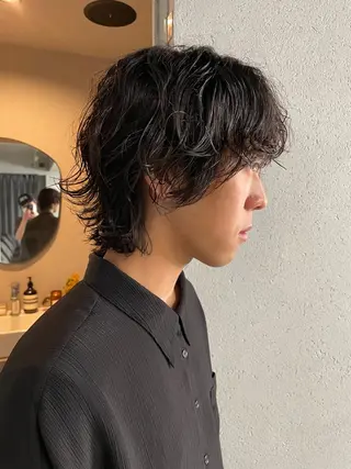 ショート メンズ 吉田一輝 外国人パーマのヘアスタイル