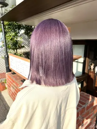 セミロング カラー ✂︎透明感カラー特化 /日和優真✂︎のヘアスタイル