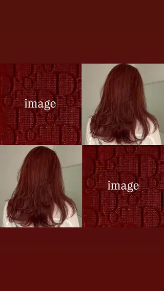 ロング 艶感カラー/ senri.のヘアスタイル