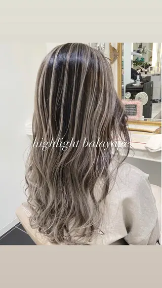 ロング カラー 大宮/バレイヤージュ /澤田隆誠のヘアスタイル