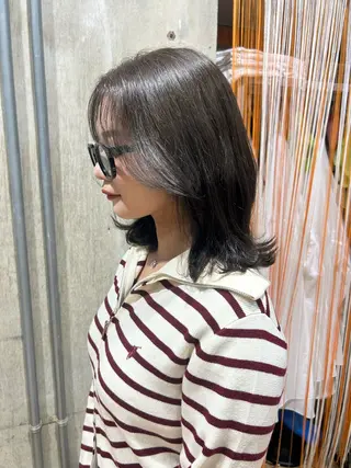 カラー coohair トミクラモエのヘアスタイル