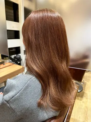 セミロング スズキ ミヤコのヘアスタイル