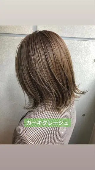 ミディアム カラー 🤎ベージュカラー 🐶メンズパーマのヘアスタイル