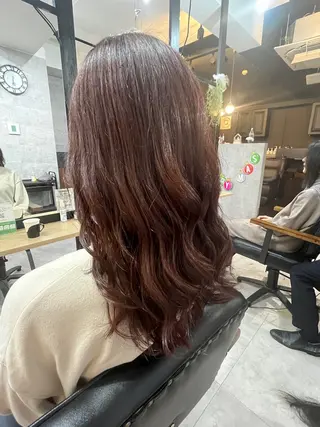 ミディアム 【ROSSO】 SHUHEIのヘアスタイル