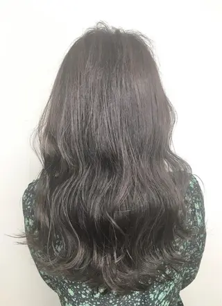 ロング カラー リルウヘアー 天王寺のヘアスタイル
