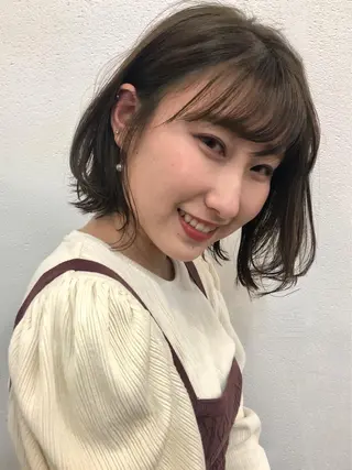 ミディアム カラー ツヤ美髪💐 髪質改善/高山愛来のヘアスタイル