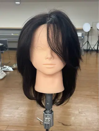 セミロング 坂元 心愛のヘアスタイル