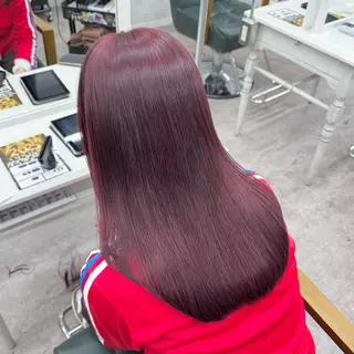 ロング カラー JUNSHIN🦋 ヘアセット／カラーのヘアスタイル