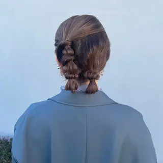 ヘアアレンジ mio 🍒レイヤーカットのヘアスタイル