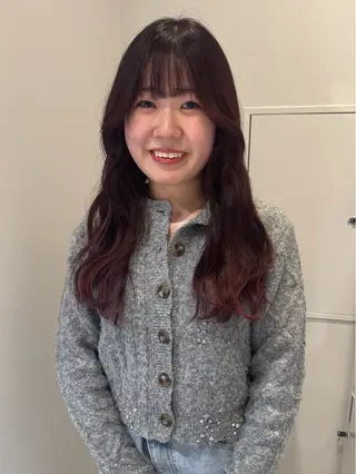 ロング カラー 透明感×レイヤーカッ ト🌼kiraraのヘアスタイル