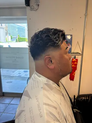 パーマ メンズ 川端 隼平のヘアスタイル