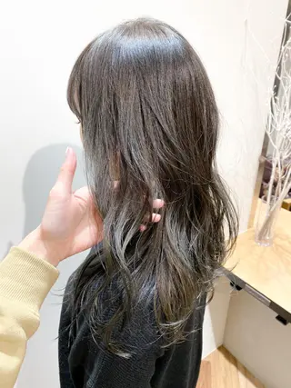 ロング 🩵縮毛矯正/ブリー チ/髪質改善/いつかのヘアスタイル