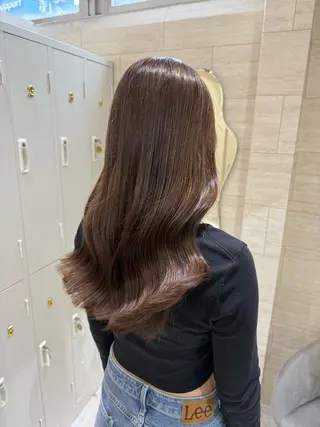 セミロング Zina 熊本店 ワンホン/Juranのヘアスタイル