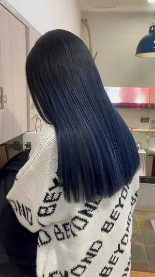 ロング カラー vince gio 彩織のヘアスタイル