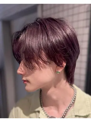 カラー メンズ 小川 優のヘアスタイル