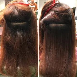 ミディアム カラー パーマ 代官山/恵比寿所属・髪質改善/縮毛矯正 専門　代官山/恵比寿のヘアスタイル