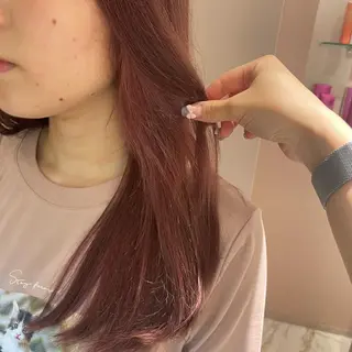 ロング マホ/日吉/髪質改善 /レイヤー/ガーリーのヘアスタイル