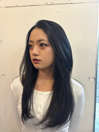 ロング 似合わせ透明感カラー ／emiのヘアスタイル