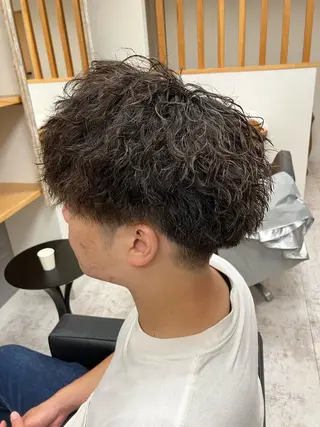 パーマ メンズ メンズ特化/パーマ/ フェードWATARUのヘアスタイル