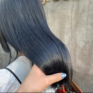 セミロング カラー 🦋透明感カラー /ケアブリーチ🦋のヘアスタイル