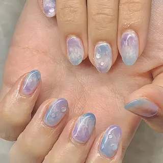 ネイル ネイルリボン 受付スタッフのネイルデザイン