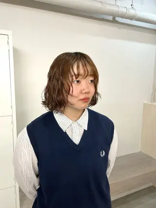 ミディアム アサダサユ🌿‬ fleurdelisのヘアスタイル