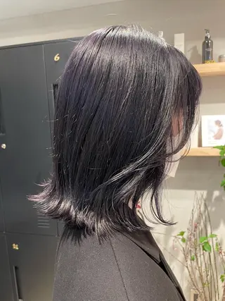 ミディアム カラー SALOWIN下北沢所属・hazuki 🌝のヘアスタイル