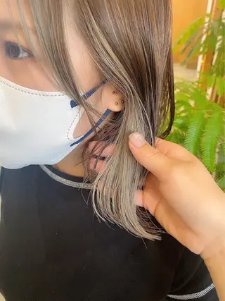 カラー mopa所属・mopa_kaede 暖色カラー/ロングのヘアスタイル