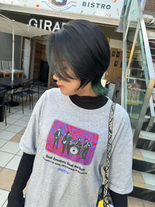 ショート カラー 髪質改善/ ブリーチ/中尾のヘアスタイル