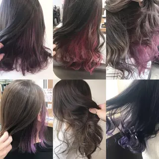 ロング カラー Lien 深井店のヘアスタイル