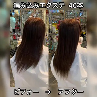 ロング カラー haco+所属・🌈派手髪エクステ ブレイズ🌈ひろとのヘアスタイル