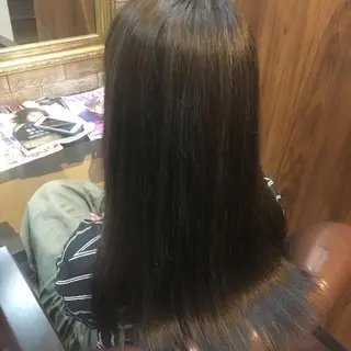 セミロング カラー HairDesign Azurのヘアスタイル