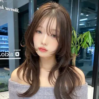 ロング レイヤーカット/ 堺 健人のヘアスタイル