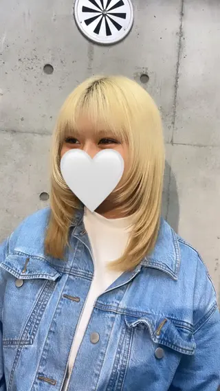 ミディアム HIKARI🐈‍⬛ レイヤー×デザインのヘアスタイル