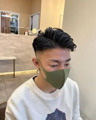 ショート パーマ メンズ silo中野所属・あくつ べんのヘアスタイル