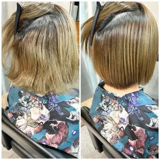 ショート パーマ ショートボブ縮毛矯正 髪質改善のプロ山道潤のヘアスタイル