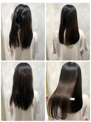 セミロング 満足度⭕️縮毛矯正師 谷口にお任せを👍のヘアスタイル