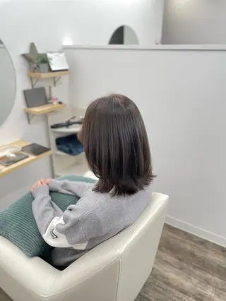 ミディアム カラー bifinoLuce / 松村琉希のヘアスタイル