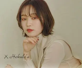 ミディアム Hokule'a 戸越銀座　向達真季のヘアスタイル