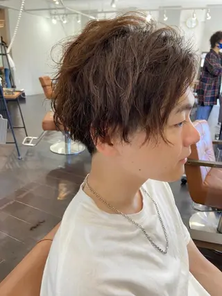ショート カラー パーマ ヘアアレンジ メンズ キッズ ネイル マツエク・マツパ times salon名駅所属・久木原 ゆりのヘアスタイル