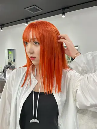 ミディアム カラー モモ 🍑のマツエク・マツパデザイン