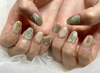 ネイル 頑張る女性の味方✴︎ M.i　nail ♡のネイルデザイン