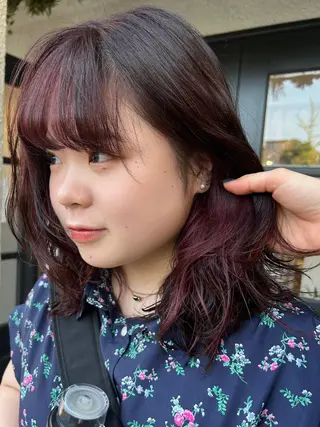 カラー 🍒透明感カラー mutsuki🍒のヘアスタイル