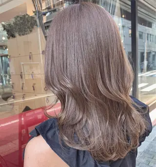 セミロング カラー ayaka 大宮のヘアスタイル